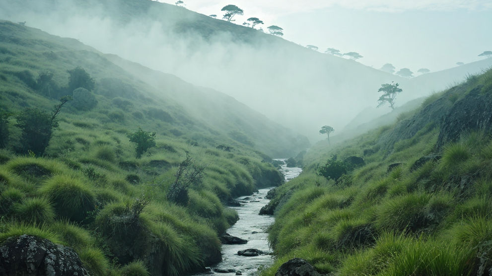Imagen de referencia de Los caminos del agua: ecosistemas en movimiento y construcción.