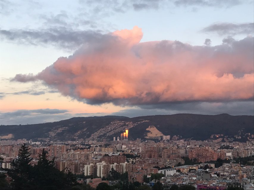 Atardecer en Bogotá