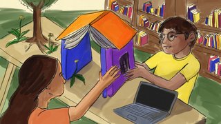 Ilustración - capítulo uno: Un mundo de lectura y bibliotecas