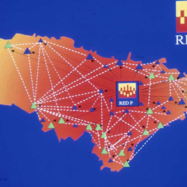 Mapas de lotes de colegios y sus conexiones entre ellos de las bibliotecas escolares, 2001
