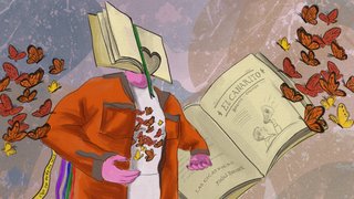 Ilustracion del libro objeto desarrollado en la Carcel Distrital