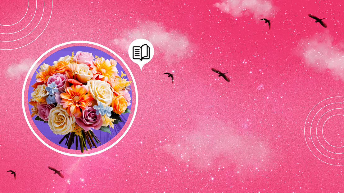 Portada con flores