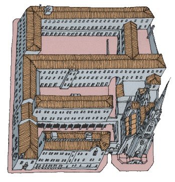 ilustración casa de la candelaria