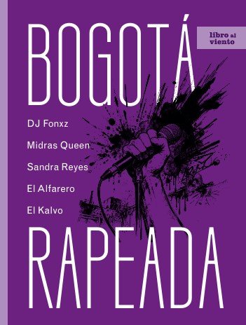 Portada morada de Bogota Rapeada