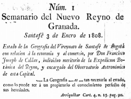  Imagen de referencia Colección Francisco José de Caldas